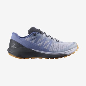 Women's Salomon SENSE RIDE 4 Trail Running Shoes Blue | IN2877GSO