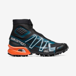 Women's Salomon SNOWCROSS ADVANCED Sneakers Black / Green | IN2942WNB