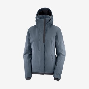 Women's Salomon SPEED INSULATED Jackets Silver | IN3183PJJ