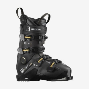 Women's Salomon S/PRO HV 90 CH Ski Boots Black | IN3559XYU