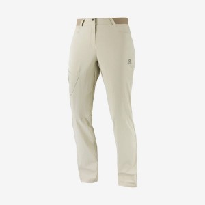 Women's Salomon WAYFARER Pants Beige | IN3237AHK