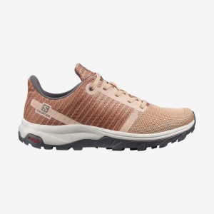 Women's Salomon WoOUTBOUND PRISM Hiking Shoes Beige | IN2812EBC