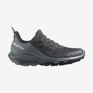 Women's Salomon WoOUTPULSE GORE-TEX Hiking Shoes Grey / Black | IN2784MQZ