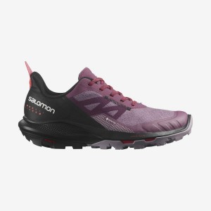 Women's Salomon WoOUTPULSE GORE-TEX Hiking Shoes Purple | IN2787AHK