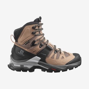 Women's Salomon WoQUEST 4 GORE-TEX Hiking Shoes Brown | IN2843GSO