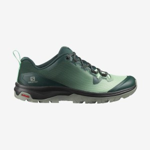 Women's Salomon WoVAYA Hiking Shoes Green | IN2813RVD