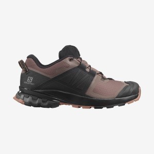 Women's Salomon WoXA WILD Hiking Shoes Black | IN2816UZG