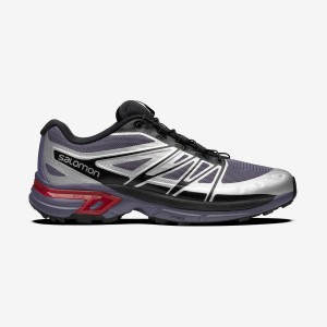 Women's Salomon XT-WINGS 2 Sneakers Silver / Purple | IN2991NWY