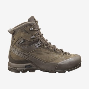 Women's Salomon X ALP GORE-TEX FORCES Boots Brown | IN3029AHK