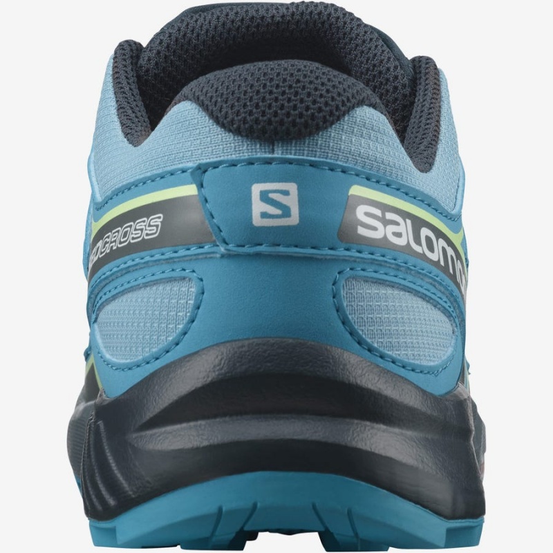 Kids' Salomon SPEEDCROSS Trail Running Shoes Blue | IN3601AHK