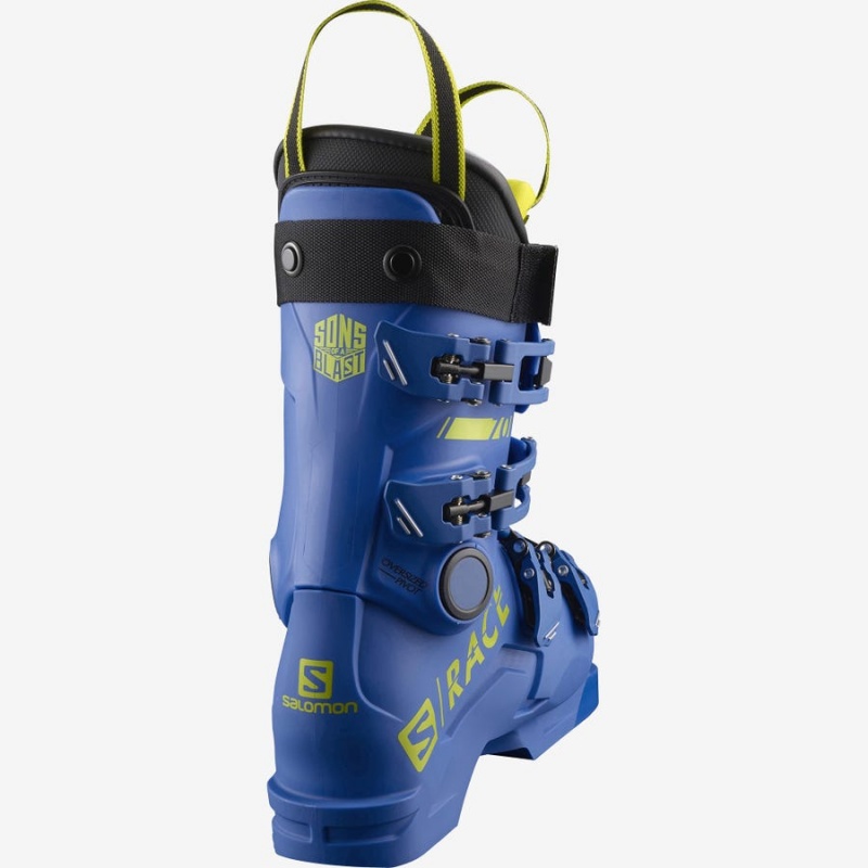 Kids' Salomon S/RACE 70 Ski Boots Blue | IN3622FDN