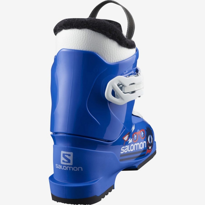 Kids' Salomon T1 Ski Boots Blue / White | IN3611XYU