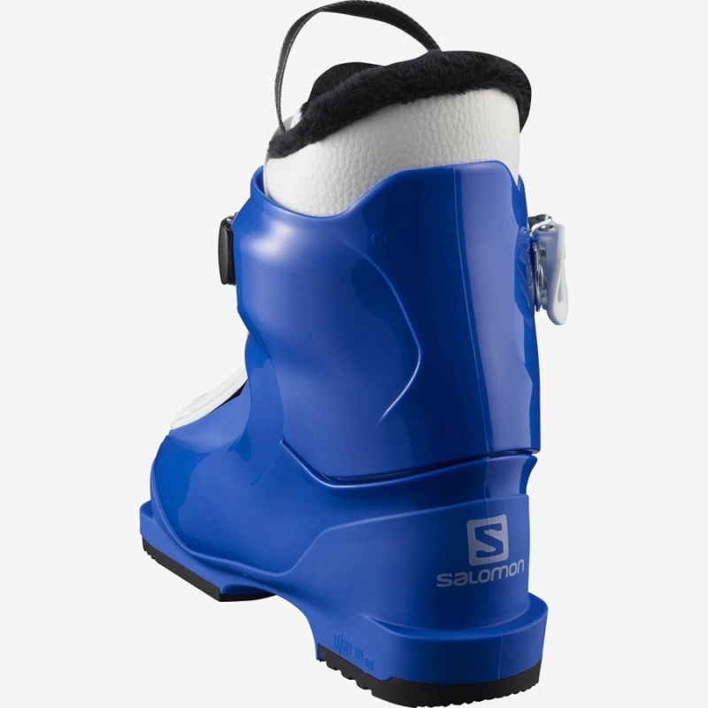 Kids' Salomon T1 Ski Boots Blue / White | IN3611XYU