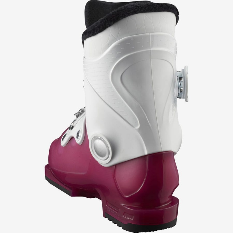 Kids' Salomon T2 RT GIRLY Ski Boots Purple / White | IN3612CTV