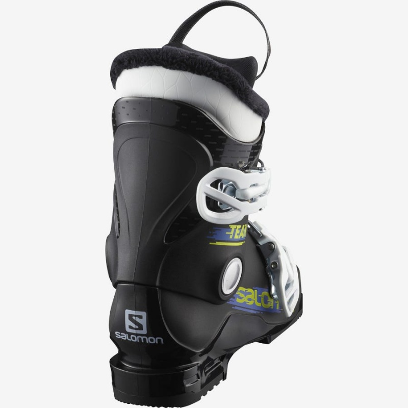 Kids' Salomon TEAM T2 Ski Boots Black / White | IN3613VRW