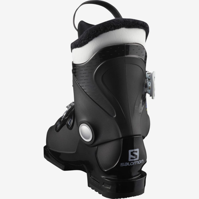 Kids' Salomon TEAM T2 Ski Boots Black / White | IN3613VRW