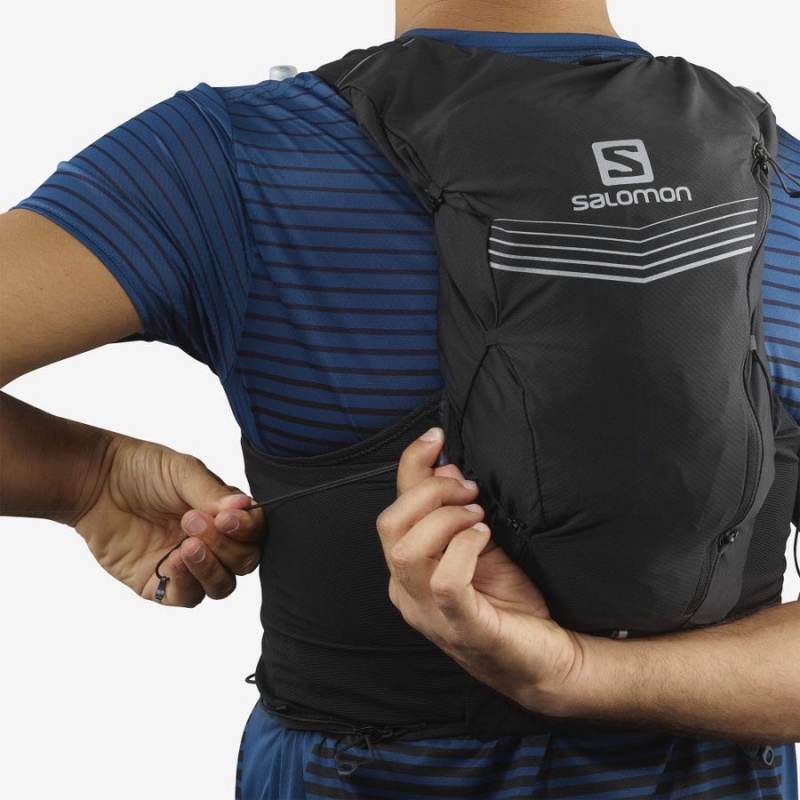 Men's Salomon ADV SKIN 12 Running Packs Black | IN2502TCE