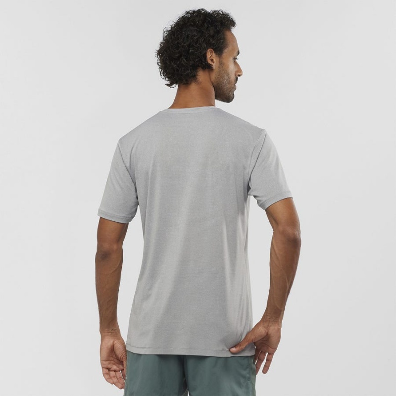 Men's Salomon AGILE TRAINING T Shirts White | IN2379SGL