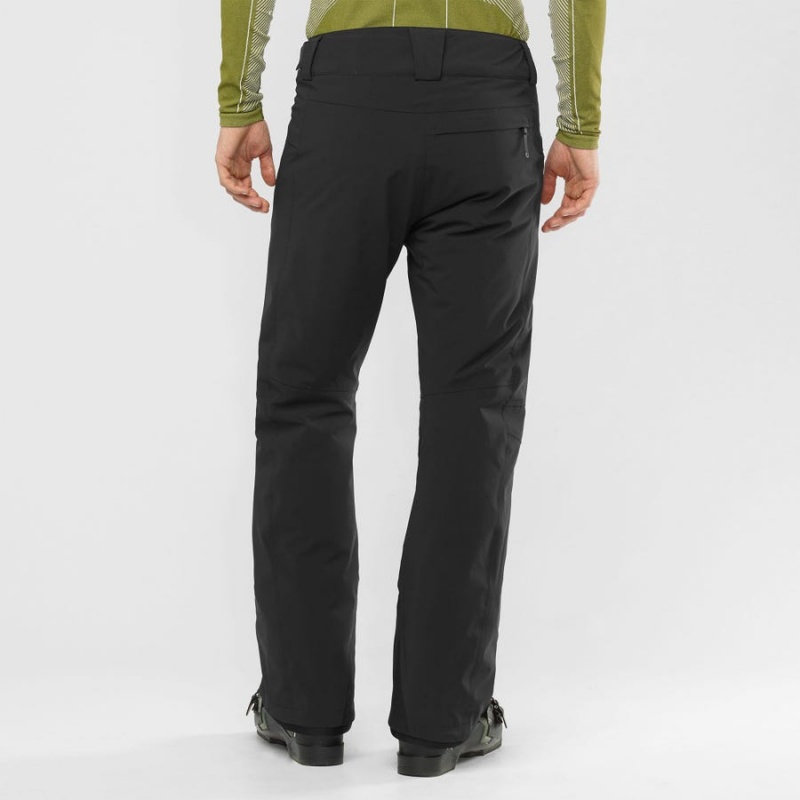 Men's Salomon BRILLIANT Ski Pants Black | IN2483SGL