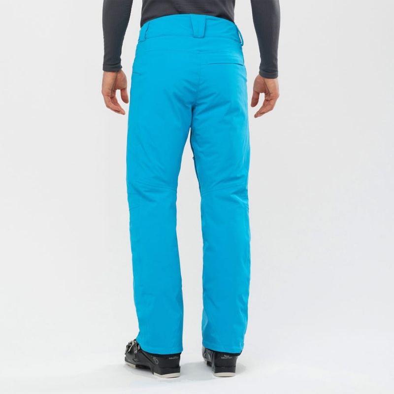 Men's Salomon BRILLIANT Ski Pants Blue | IN2486GSO