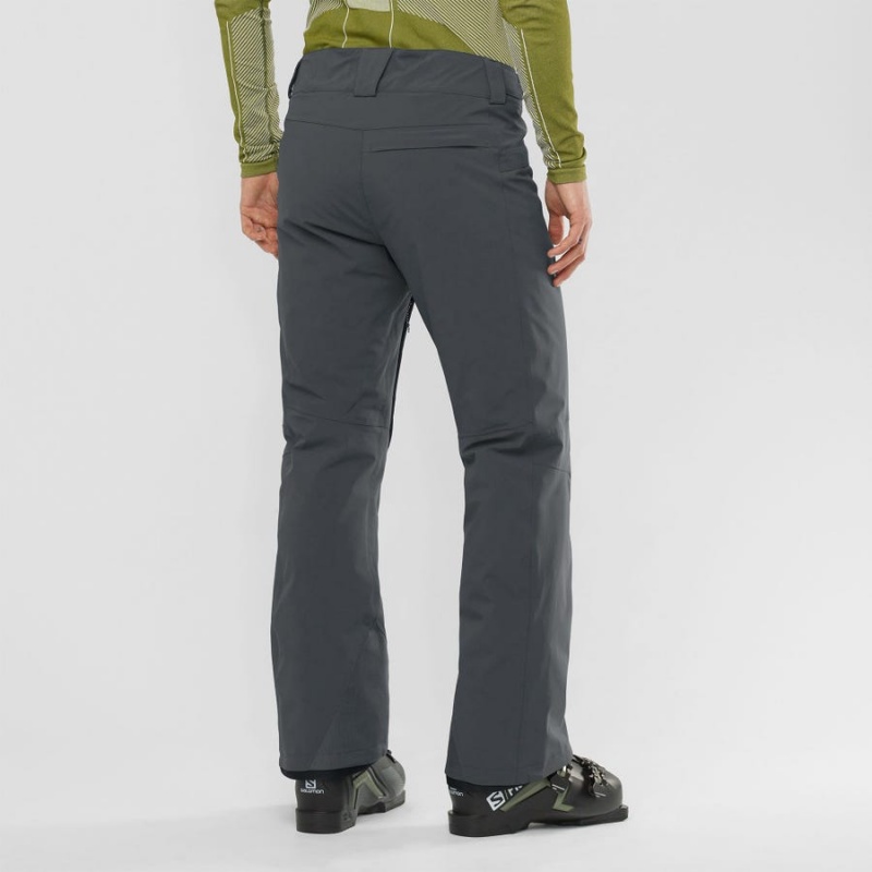 Men's Salomon BRILLIANT Ski Pants Grey | IN2484DFM