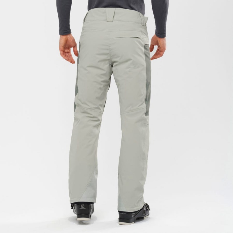 Men's Salomon BRILLIANT Ski Pants Olive | IN2487HAP