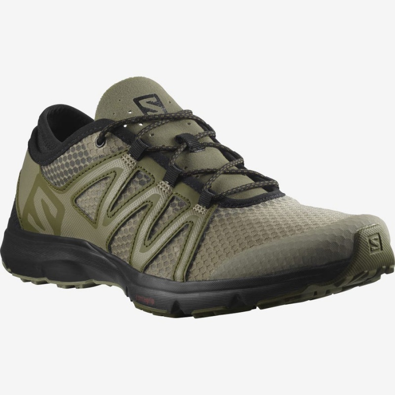 Men's Salomon CROSSAMPHIBIAN SWIFT 2 Water Shoes Olive | IN2236AHK