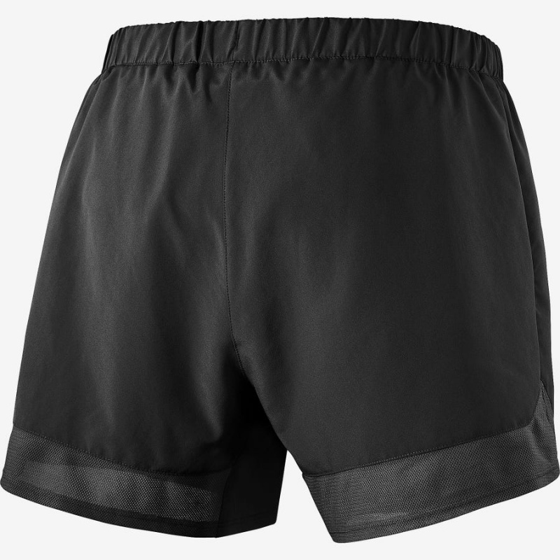 Men's Salomon CROSS REBEL 5'' Shorts Black | IN2447WNB