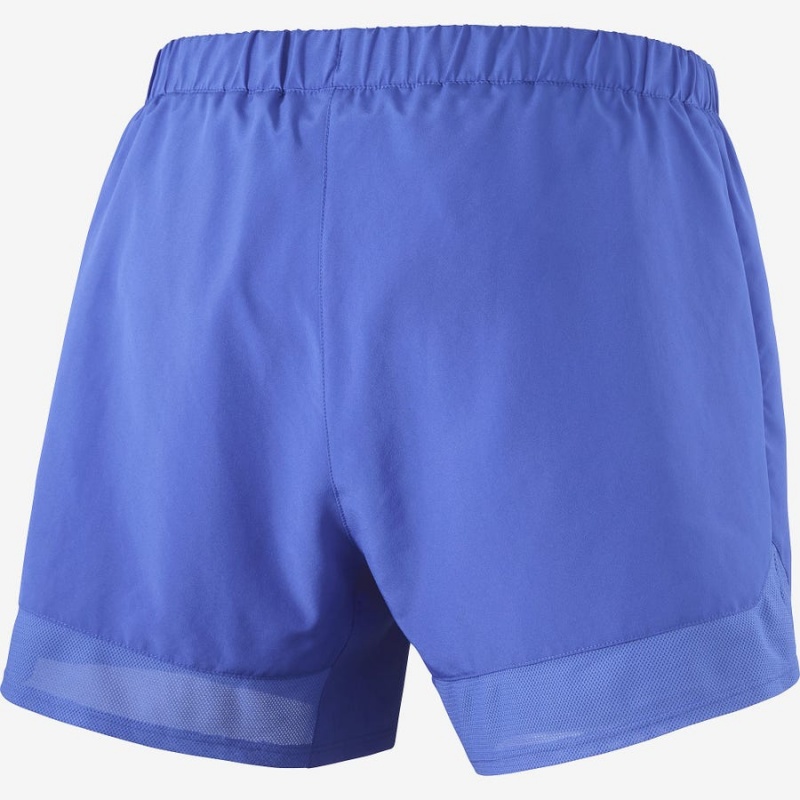 Men's Salomon CROSS REBEL 5'' Shorts Blue | IN2448EBC