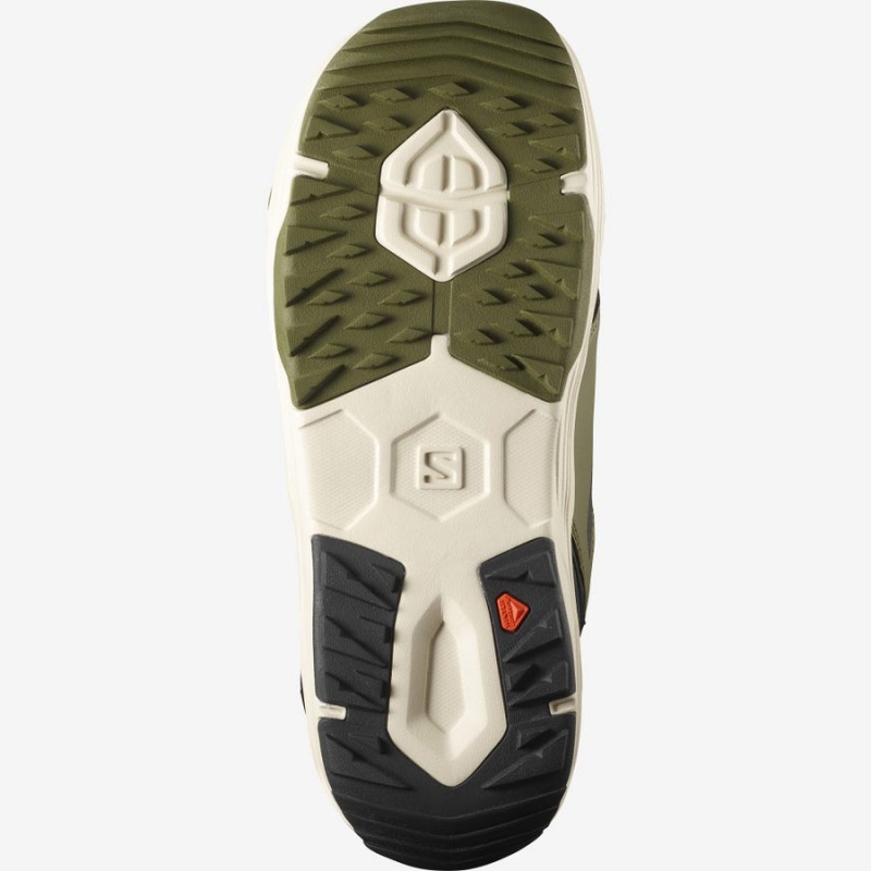 Men's Salomon DIALOGUE DUAL BOA Ski Boots Olive / Black | IN2754VRW