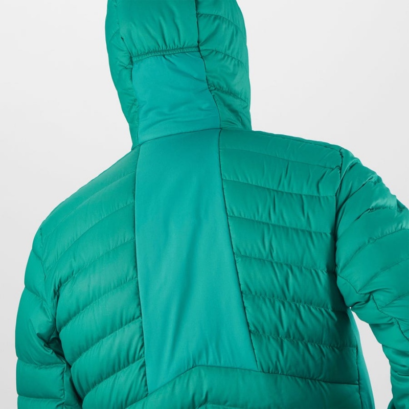 Men's Salomon ESSENTIAL XWARM DOWN INSULATED Jackets Green | IN2321NWY