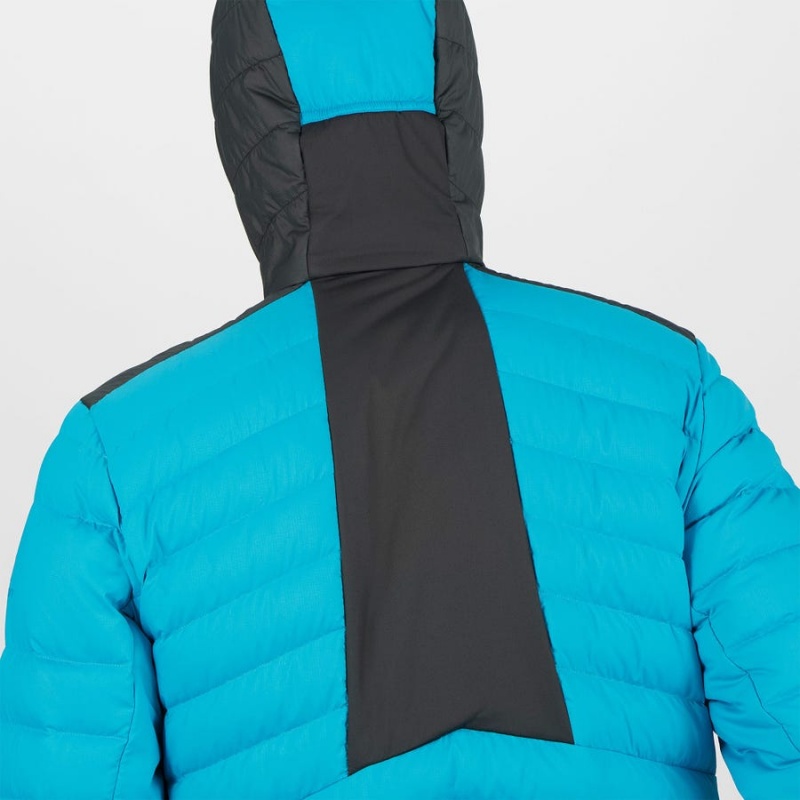 Men's Salomon ESSENTIAL XWARM DOWN INSULATED Jackets Blue | IN2323QMA