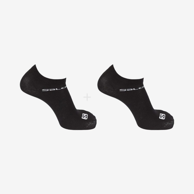 Men's Salomon FESTIVAL 2-PACK Socks Black | IN2665AHK