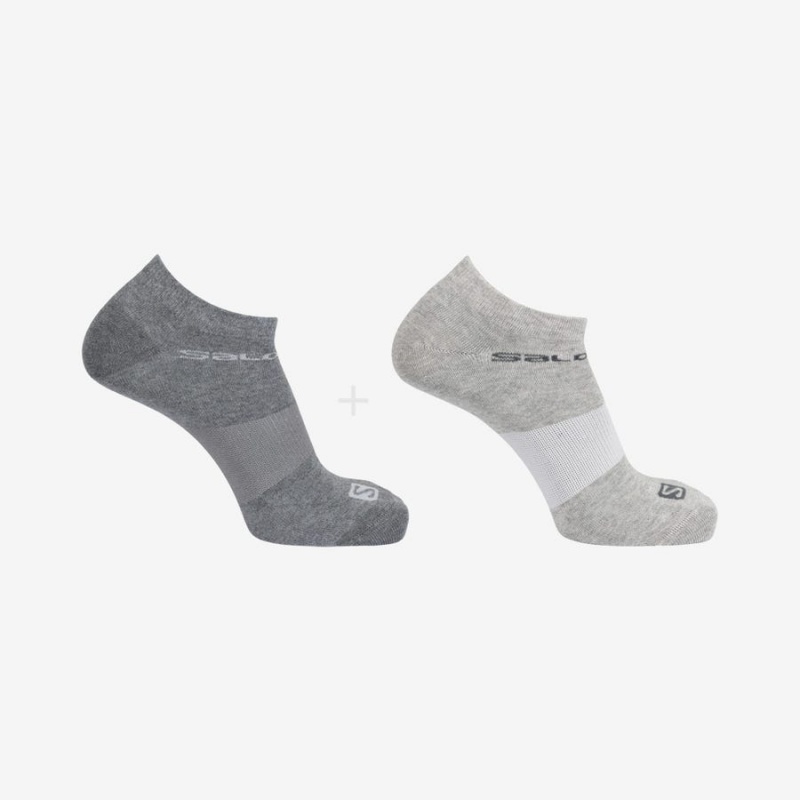 Men's Salomon FESTIVAL 2-PACK Socks Grey | IN2666SGL