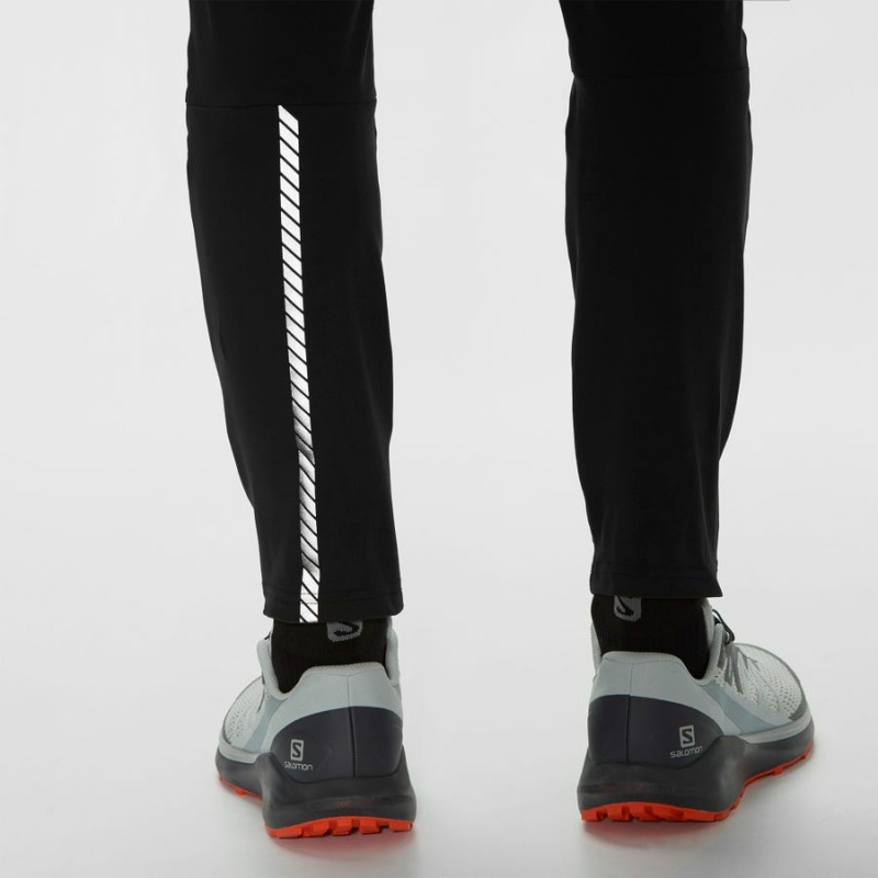 Men's Salomon GORE TEX INFINIUM™ WINDSTOPPER® Pants Black | IN2434GSO