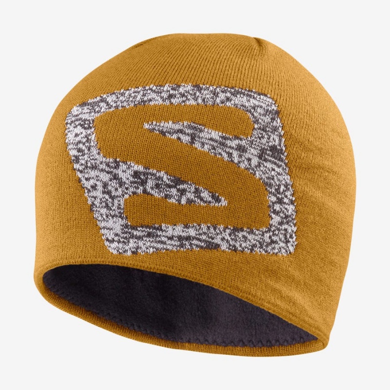 Men\'s Salomon GRAPHIC Hats Brown | IN2622ZUT