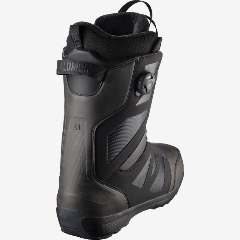 Men's Salomon LAUNCH BOA SJ BOA Ski Boots Black | IN2756NWY