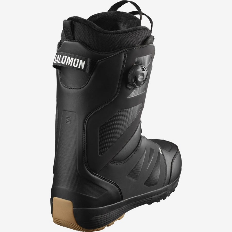 Men's Salomon LAUNCH BOA SJ BOA Ski Boots Black | IN2758QMA