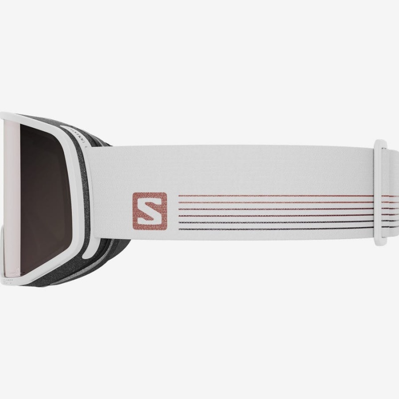 Men's Salomon LO FI MULTILAYER Goggles White | IN2714OKI