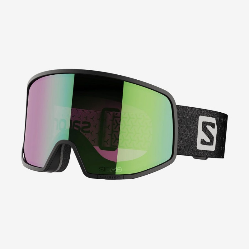 Men\'s Salomon LO FI SIGMA Goggles Black | IN2720FDN