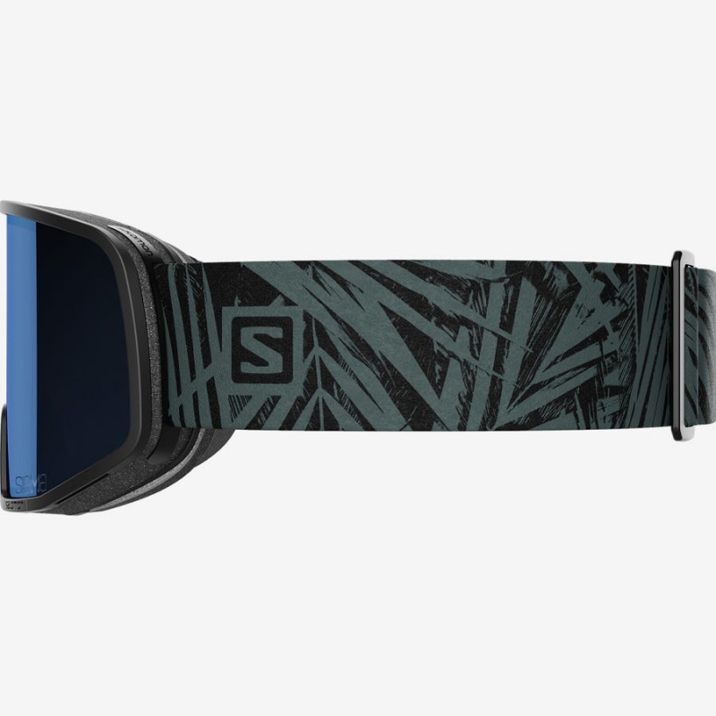 Men's Salomon LO FI SIGMA Goggles Black / Grey | IN2727XYU