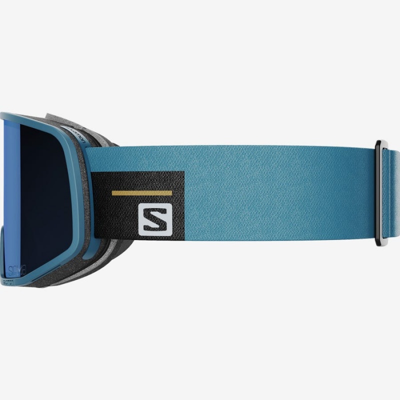 Men's Salomon LO FI SIGMA Goggles Blue | IN2725LIS