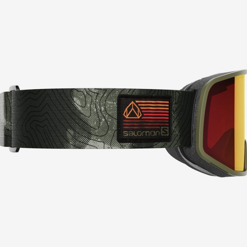 Men's Salomon LO FI SIGMA Goggles Olive | IN2726ZUT