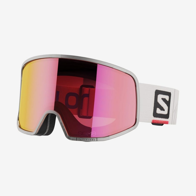 Men\'s Salomon LO FI SIGMA Goggles White | IN2723JPQ