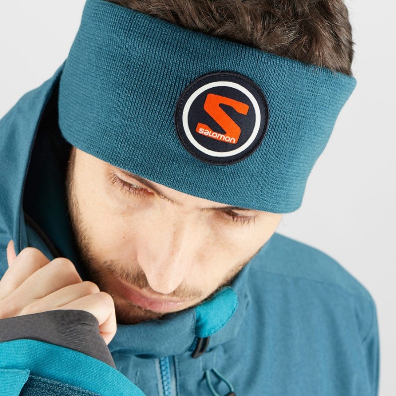 Men's Salomon ORIGINAL Hats Aqua | IN2608UZG