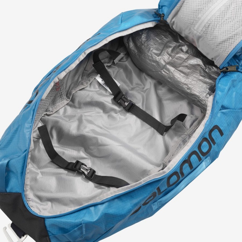 Men's Salomon OUTLIFE DUFFEL 45 Bags Blue | IN2592JPQ