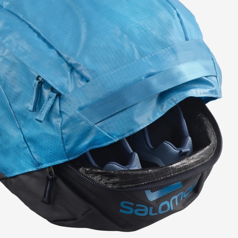 Men's Salomon OUTLIFE DUFFEL 45 Bags Blue | IN2592JPQ