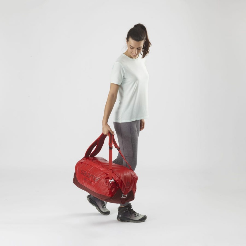 Men's Salomon OUTLIFE DUFFEL 45 Bags Red | IN2590GSO