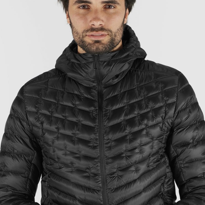 Men's Salomon OUTLINE DOWN INSULATED Jackets Black | IN2301TCE