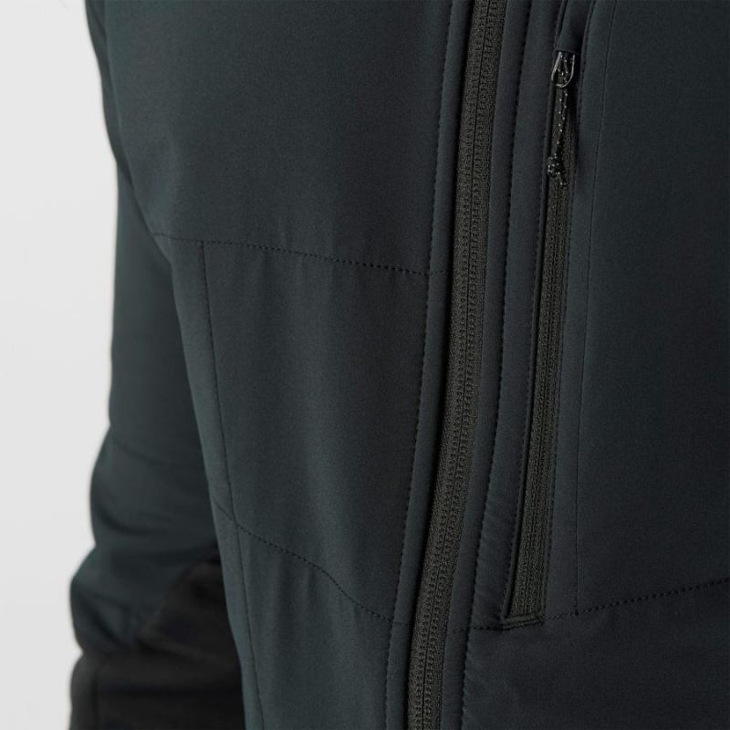 Men's Salomon OUTLINE WARM HYBRID Hoodie Black | IN2414ZUT